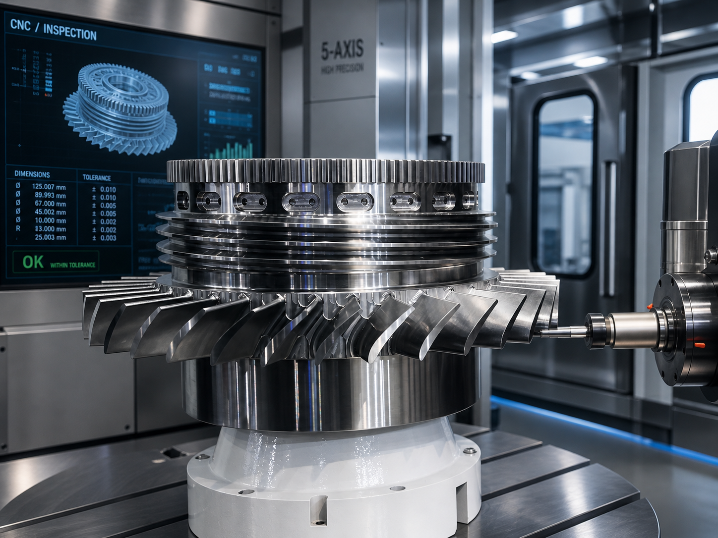 AI-powered CNC machining